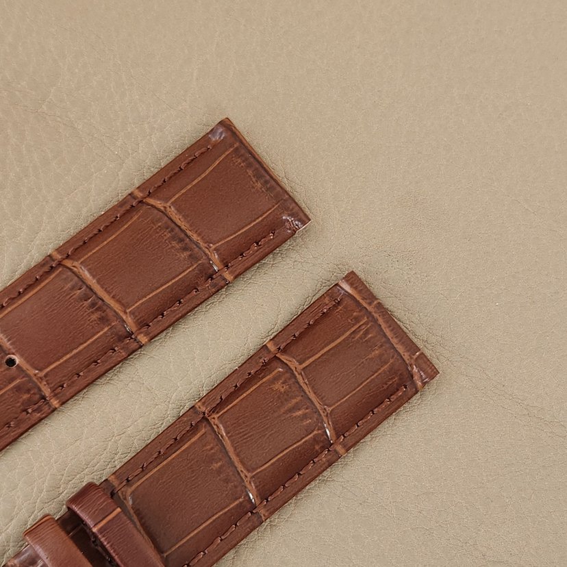 22mm Kahverengi Erkek Saat Kayışı - Görsel 4