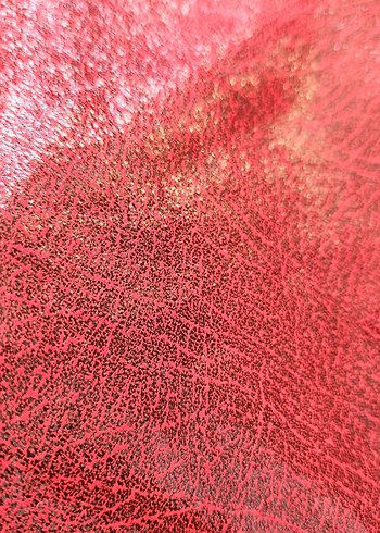 Kırmızı Hakiki Deri Parçaları - Görsel 2