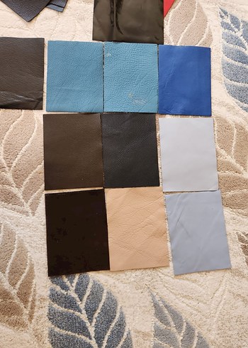 Karışık Renkte Deri Parçaları - Görsel 4