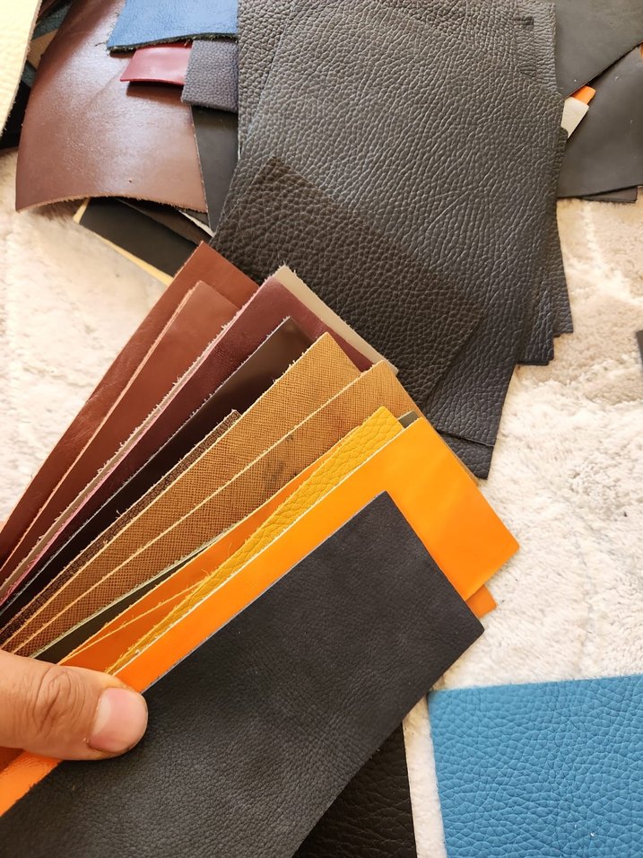 Karışık Renkte Deri Parçaları - Görsel 3