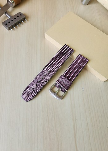 Hakiki Deri Saat Kordonu El Yapımı - Görsel 7