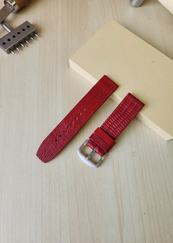 Hakiki Deri Saat Kordonu El Yapımı - Görsel 11