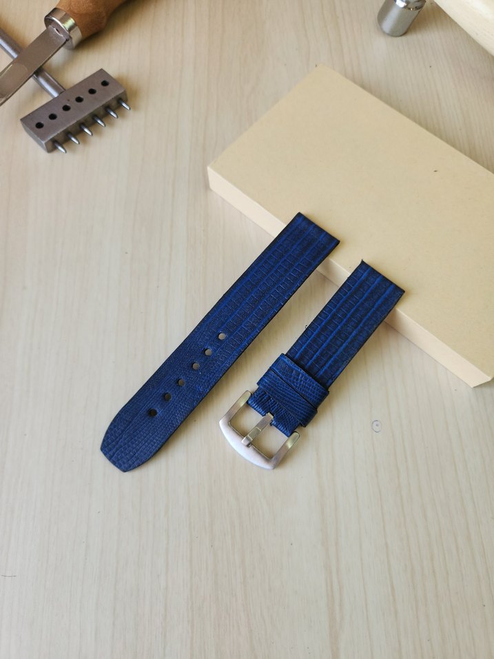 Hakiki Deri Saat Kordonu El Yapımı - Görsel 2