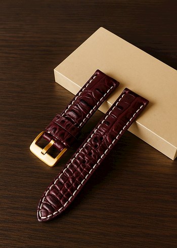 Premium Saat Kordonu El Yapımı Hakiki Deri - Görsel 3