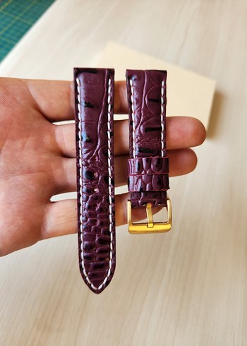 Premium Saat Kordonu El Yapımı Hakiki Deri - Görsel 5