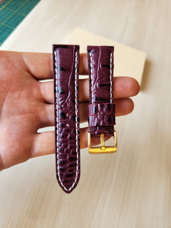 Premium Saat Kordonu El Yapımı Hakiki Deri - Görsel 5