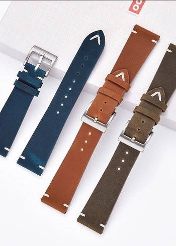 Hakiki Deri Saat Kordonu El Yapımı - Görsel 6