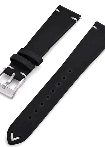 Hakiki Deri Saat Kordonu El Yapımı - Görsel 2