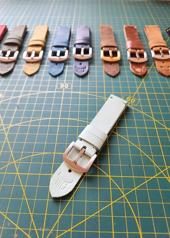 Hakiki Deri Saat Kordonu El Yapımı - Görsel 7