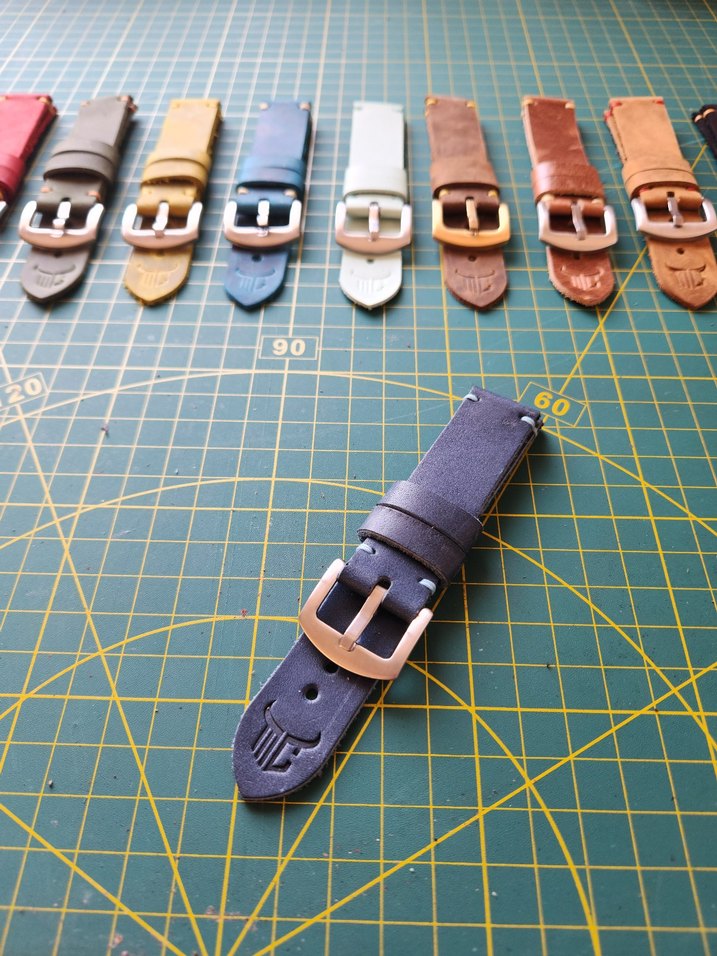 Hakiki Deri Saat Kordonu El Yapımı - Görsel 4