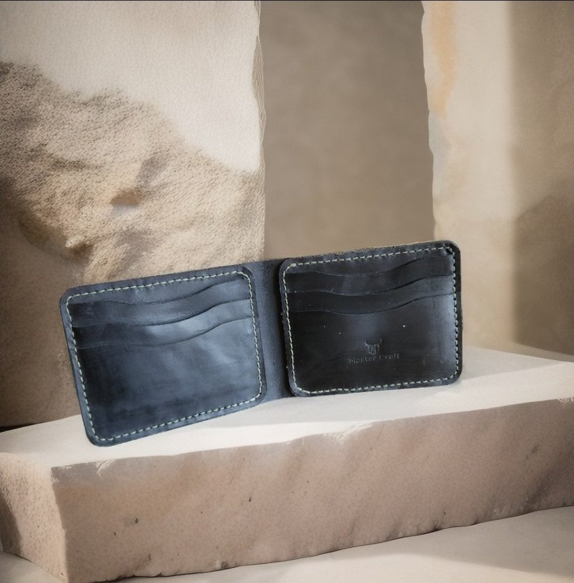 Hakiki Deri Timsah Derisi Desenli Erkek Cüzdan El Yapımı - Görsel 3