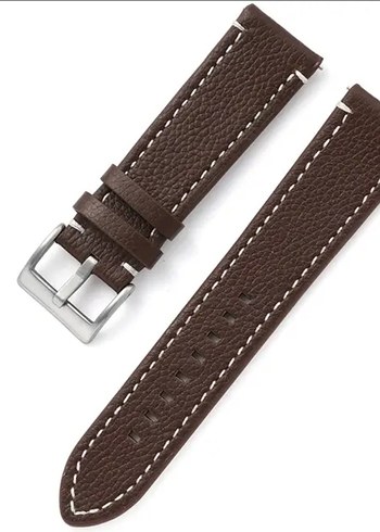 El Yapımı Hakiki Deri Saat Kordonu - Görsel 2