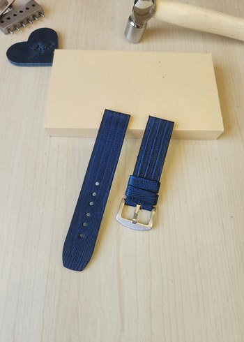 Kertenkele Hakiki Deri Saat Kordonu - Görsel 5