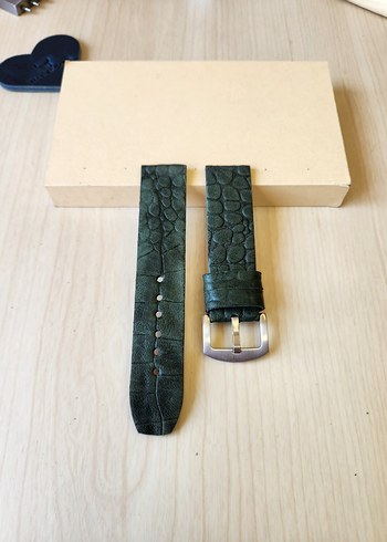 El Yapımı Hakiki Deri Saat Kordonu - Görsel 8