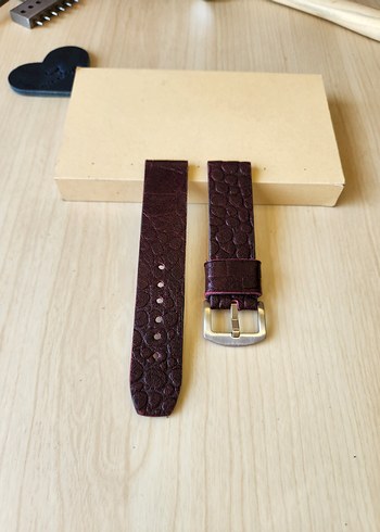 El Yapımı Hakiki Deri Saat Kordonu - Görsel 11