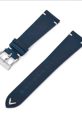 El Yapımı Hakiki Deri Saat Kordonu - Görsel 4