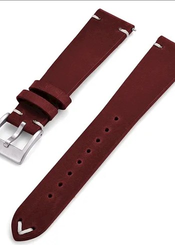 El Yapımı Hakiki Deri Saat Kordonu - Görsel 6