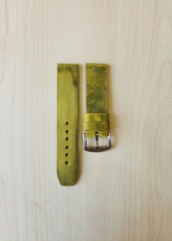 El Yapımı Hakiki Deri Saat Kordonu - Görsel 16