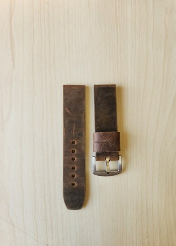 El Yapımı Hakiki Deri Saat Kordonu - Görsel 18