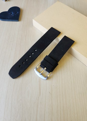 El Yapımı Hakiki Deri Saat Kordonu - Görsel 9