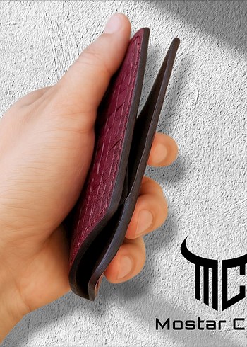 %100 Hakiki Deri Timsah El Yapımı Erkek Cüzdanı - Görsel 6