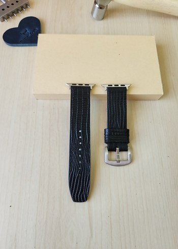 Apple Watch Kordon Hakiki Deri Saat Apple Saat Kordonu - Görsel 3