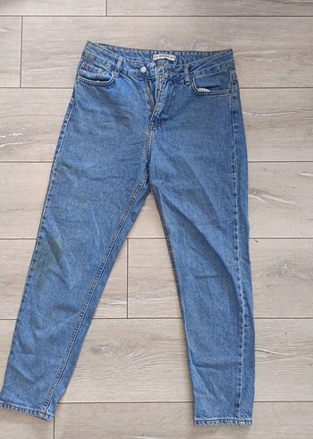 Kadın Mavi Salaş Denim Jean