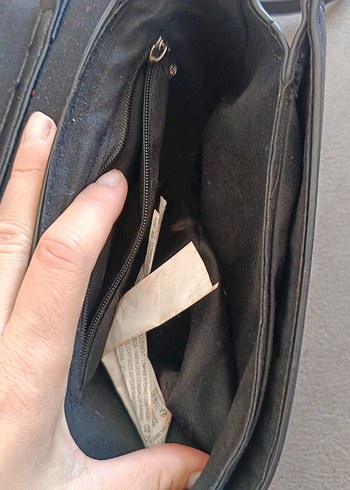 Beden siyah Renk Zincir Detaylı Siyah Deri Kadın Çanta