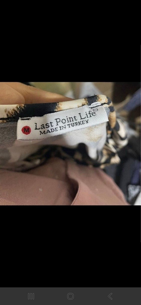 Kahverengi V Yakalı leopar Desenli Uzun Elbise - Görsel 5