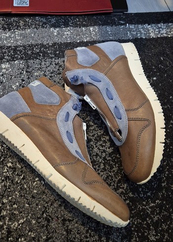 Fermuarlı Kahverengi ve Gri Erkek Botu orijinal - Görsel 3