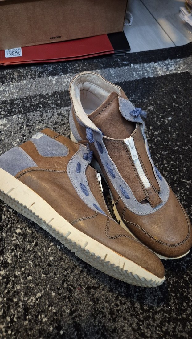 Fermuarlı Kahverengi ve Gri Erkek Botu orijinal - Görsel 2