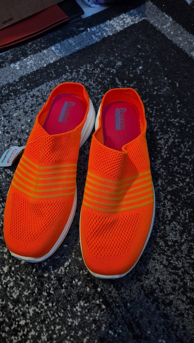 Turuncu Dolgu Topuklu Kadın Spor Ayakkabı - Görsel 2