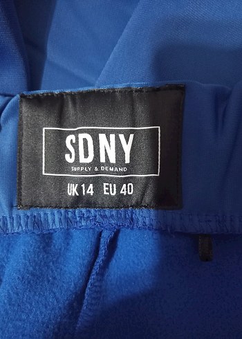 Mavi Renkli Kışlık Rahat Kadın Eşofman - Görsel 4