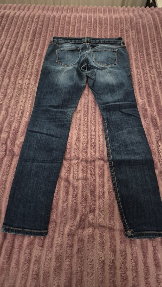 Koyu Mavi Yıkamalı Denim Jean — görsel 3/4