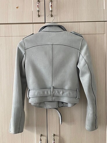 xs Beden mavi Renk Bershka buz mavisi biker