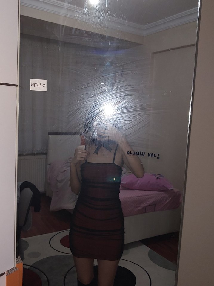 Strappy Askılı Gotik Midi Elbise - Görsel 2