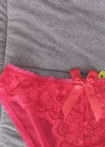 Nakışlı Pembe Bohem Midi Kadın İç Çamaşırı - Görsel 3