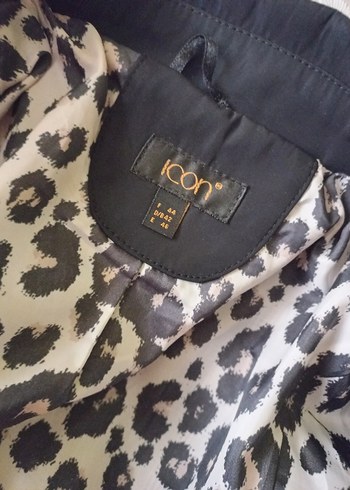 Fermuarlı Siyah Trençkot - Görsel 5