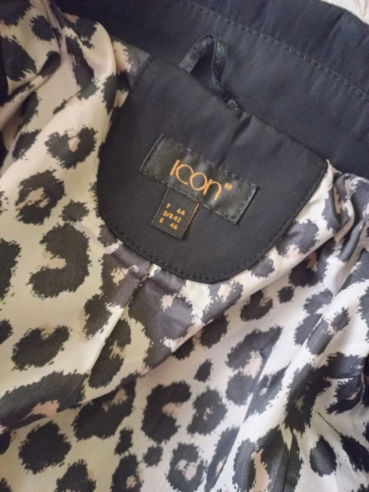 Fermuarlı Siyah Trençkot - Görsel 5