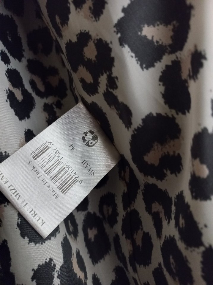 Fermuarlı Siyah Trençkot - Görsel 2