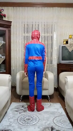 10 Yaş Beden Örümcek adam kostümü 