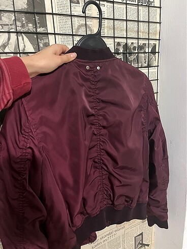 l Beden bordo Renk ceket