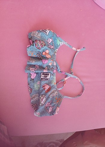 Penti Pembe Tie-Dye Desenli Pastel Sütyen