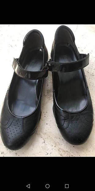 ninewest siyah babet