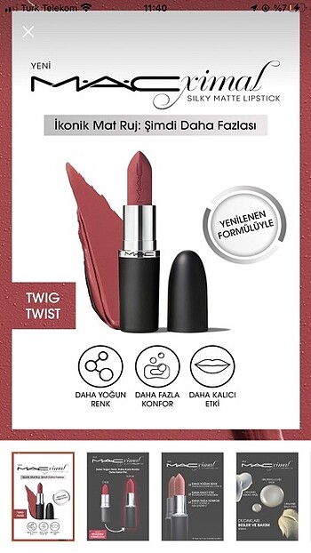 MAC TWİG RUJ