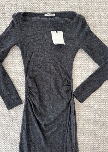 Pull and Bear Pull&Bear Triko Midi Elbise