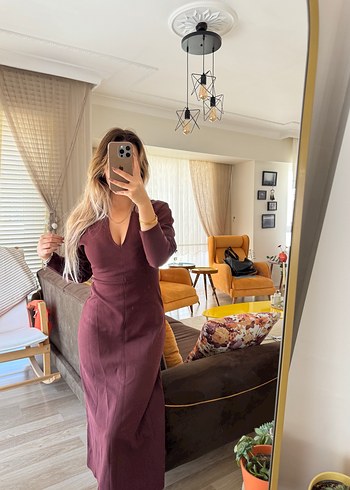 Zara V Yaka Elbise