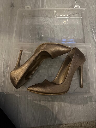 38 Beden camel Renk Stiletto