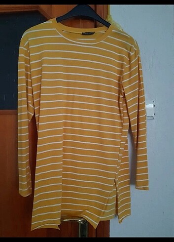 İnce çizgili sweatshirt 