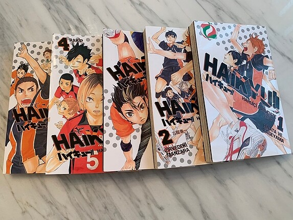 Haikyu manga (1-5) ( Haikyuu )